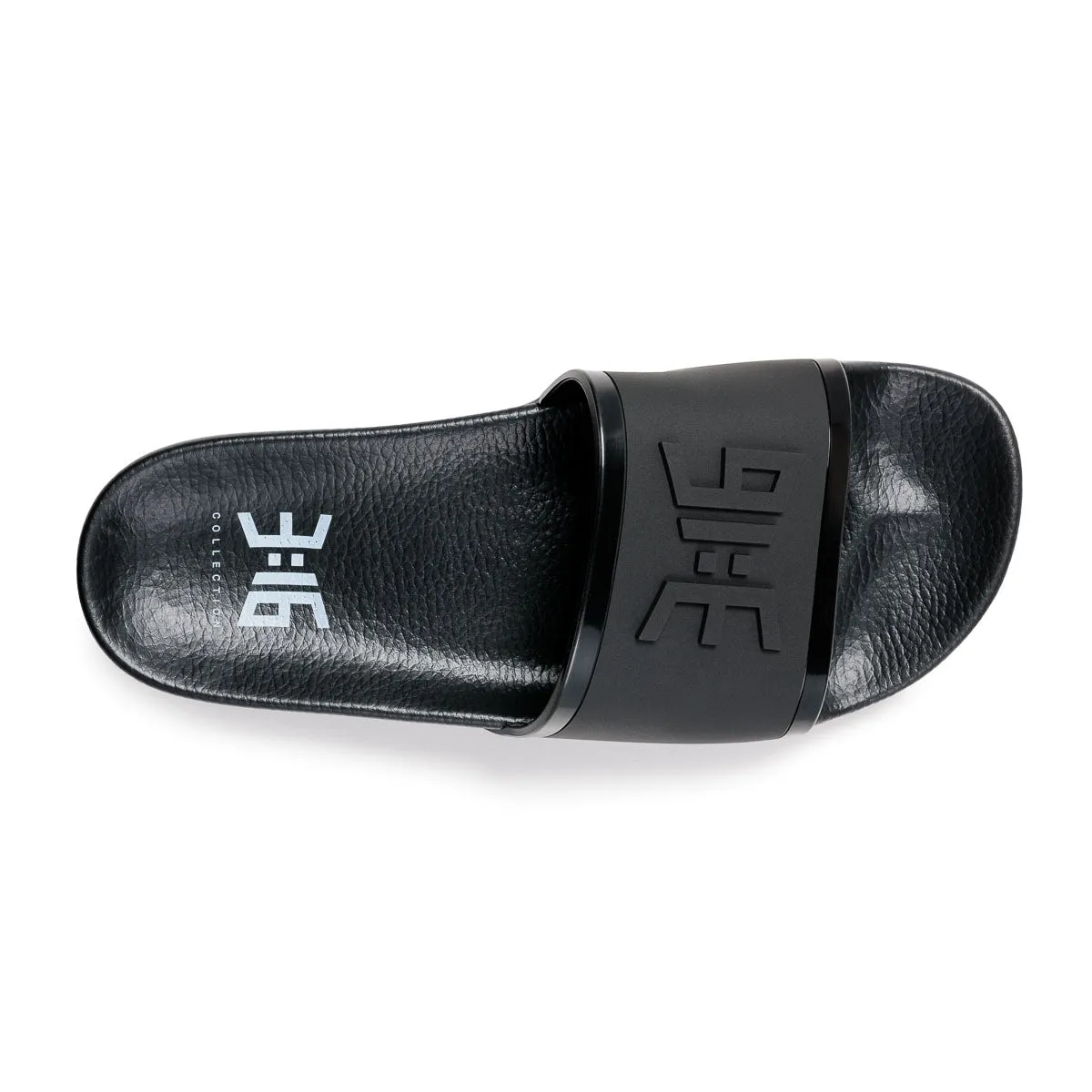 3:16 Monochromatic Unisex Slides - Black