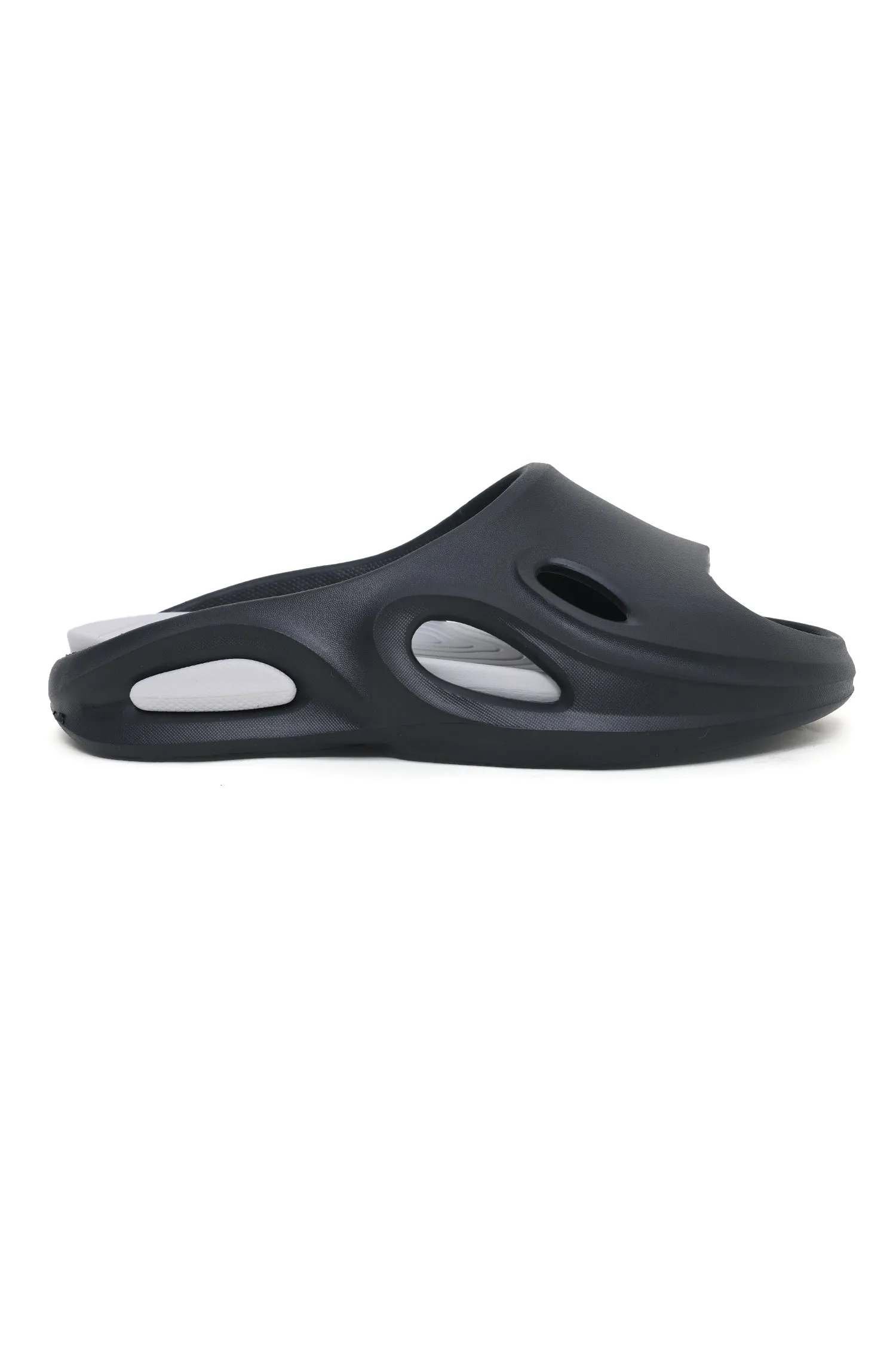 COMFORT STRIDE MEN'S SLIDES-BLACK