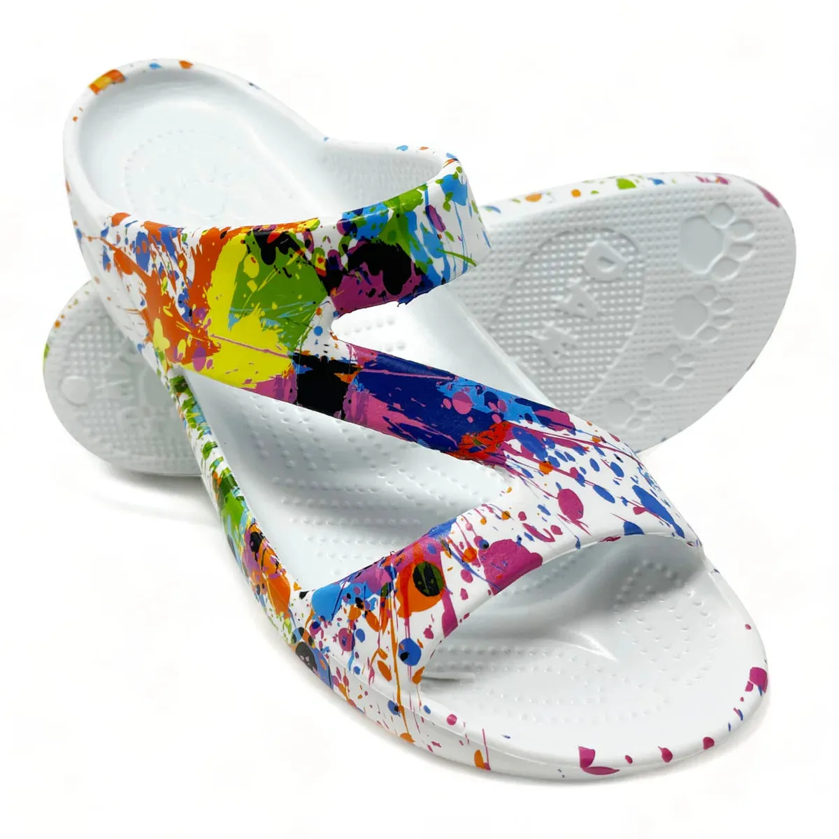 DAWGS Women's Paint Splatter Sandals