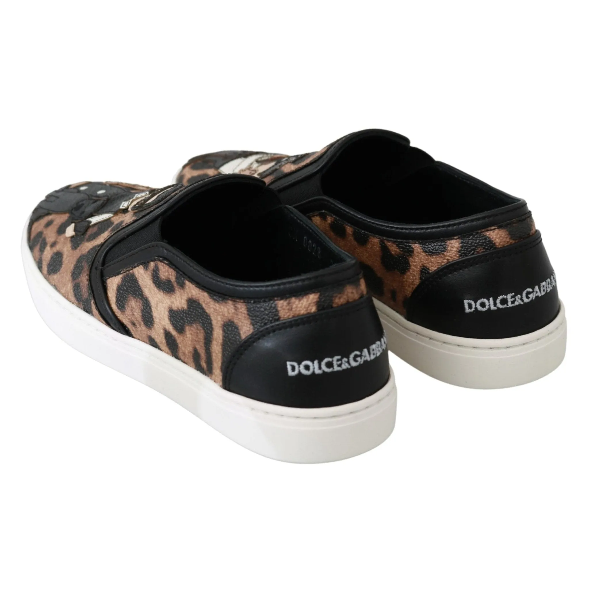 Dolce & Gabbana Chic Leopard Print Loafers for Elegant Comfort