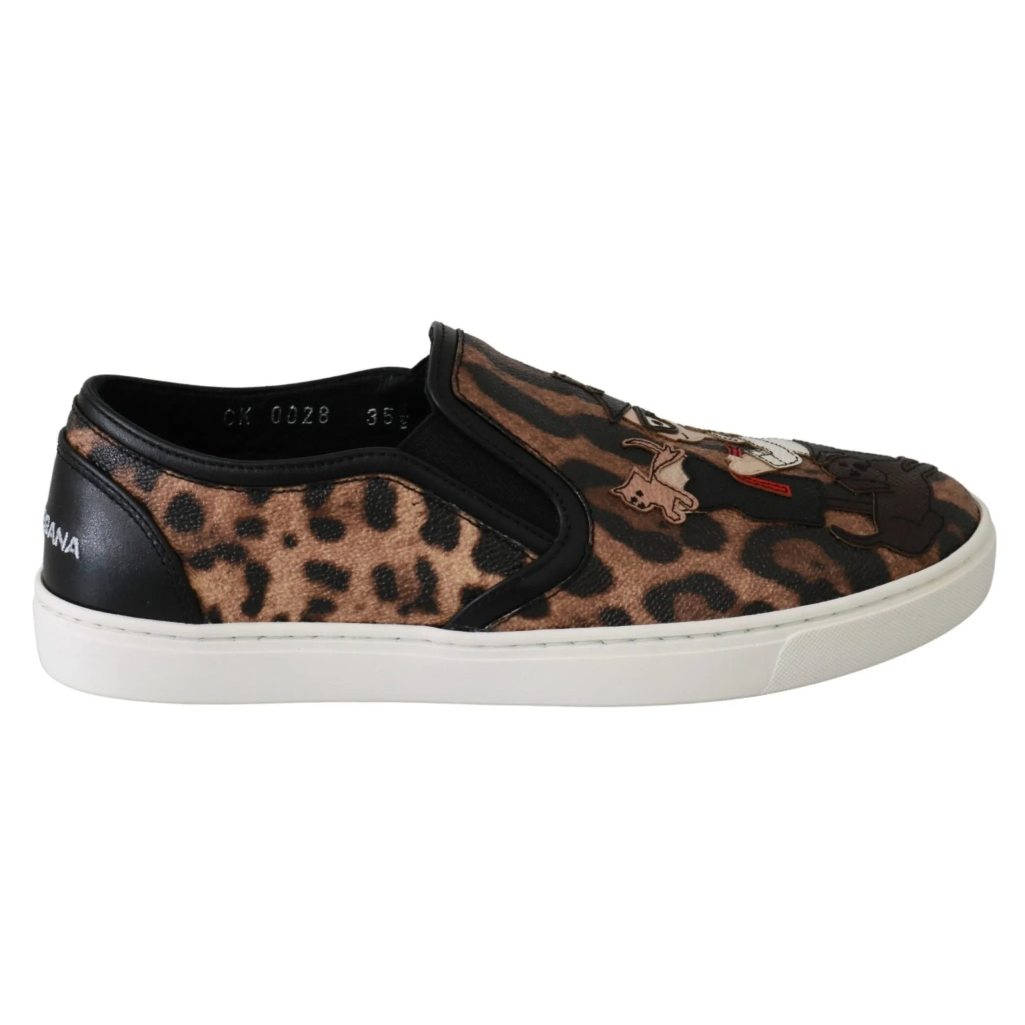 Dolce & Gabbana Chic Leopard Print Loafers for Elegant Comfort