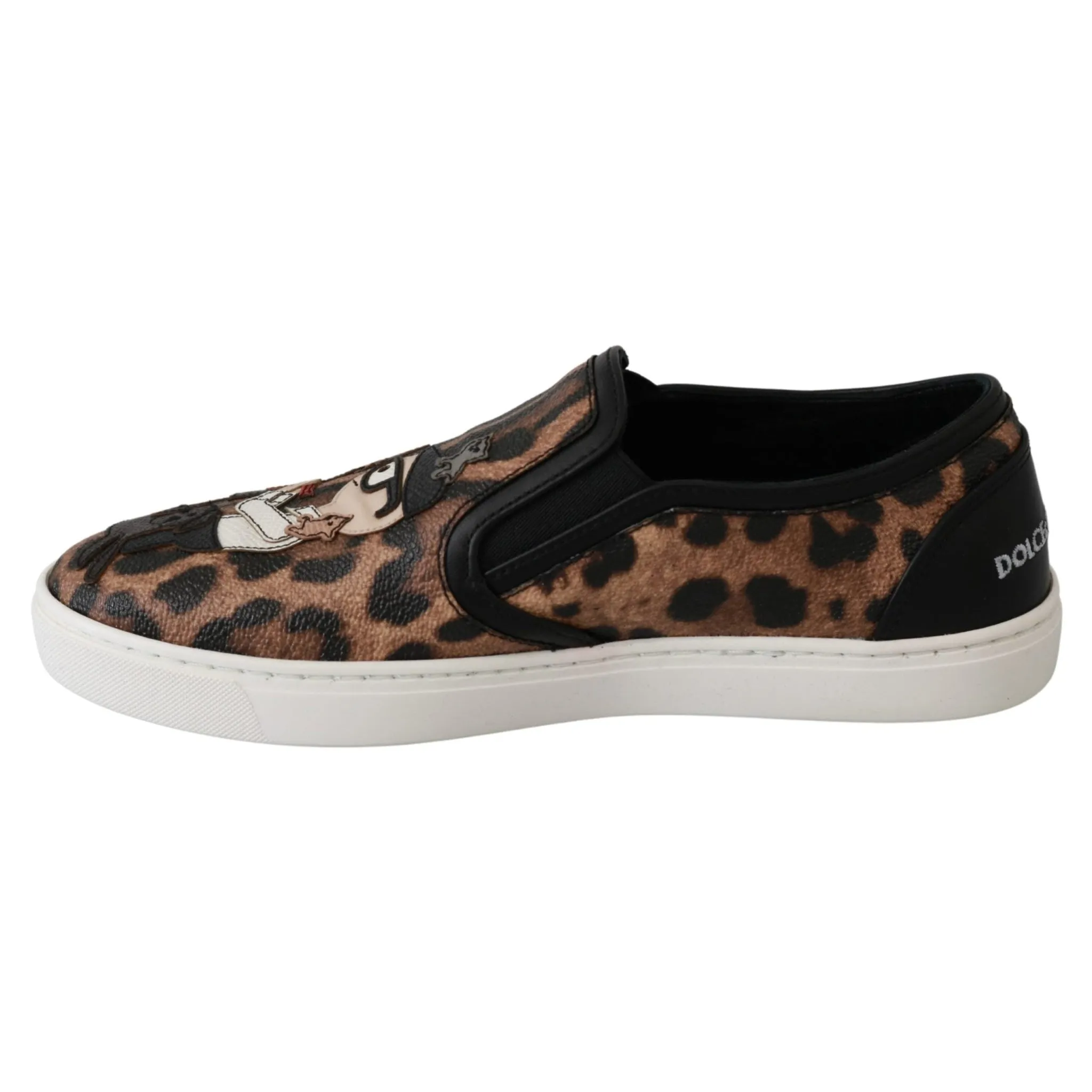 Dolce & Gabbana Chic Leopard Print Loafers for Elegant Comfort