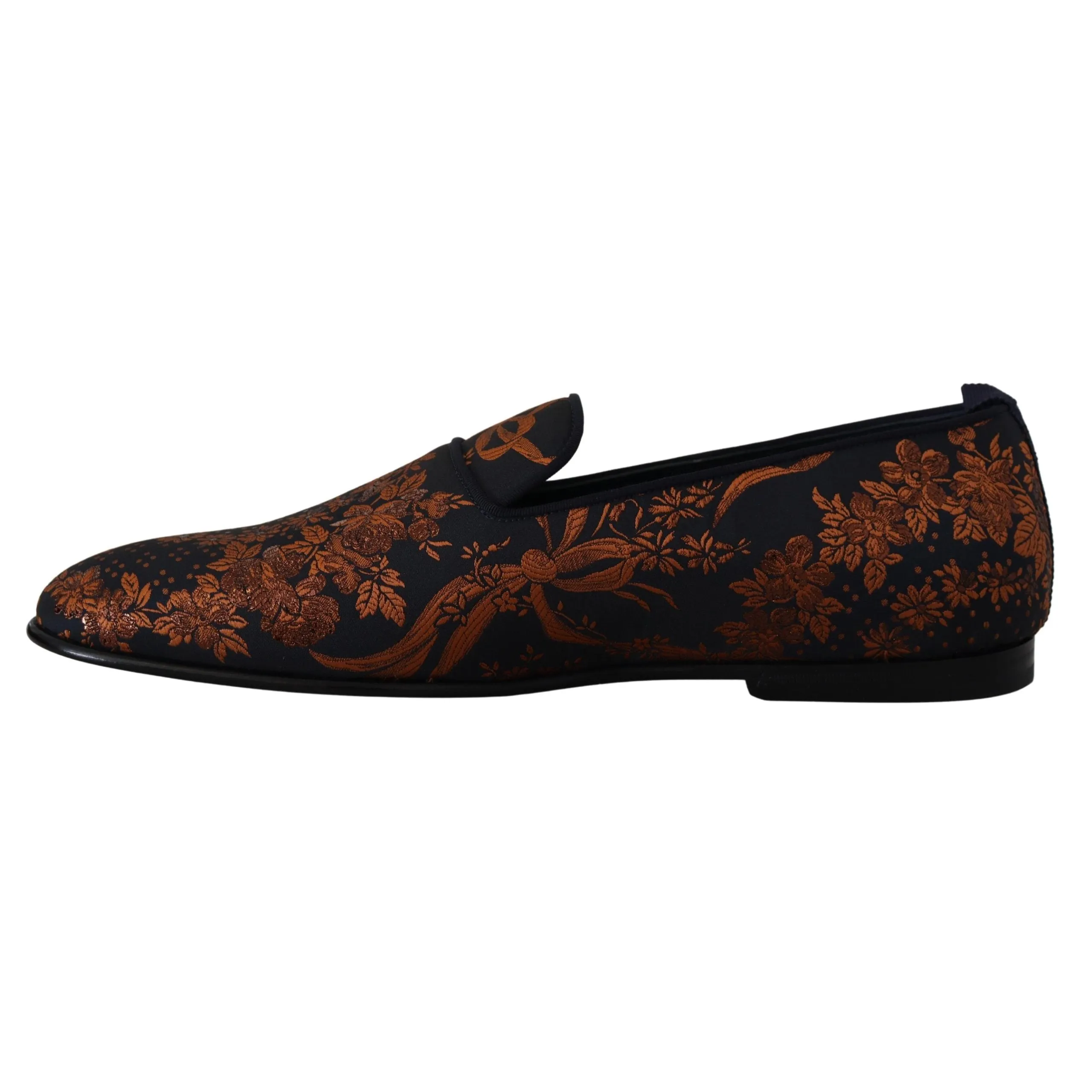 Dolce & Gabbana Elegant Floral Slip-On Loafers