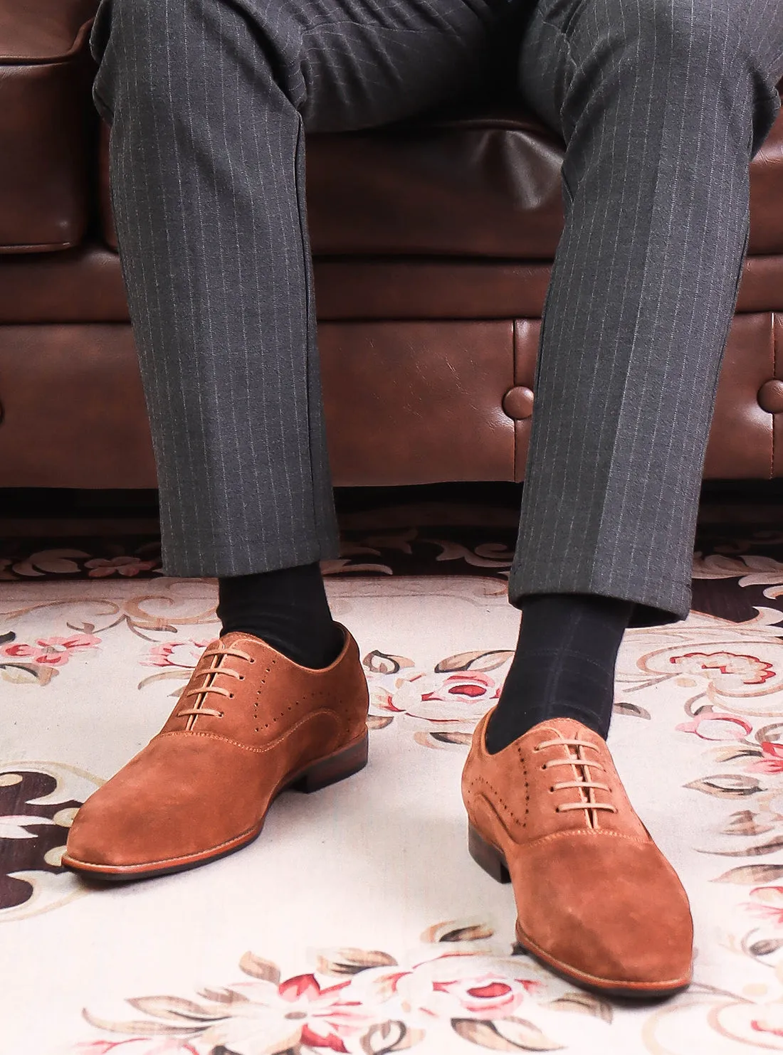 Men's Formal Suede Leather Oxfords