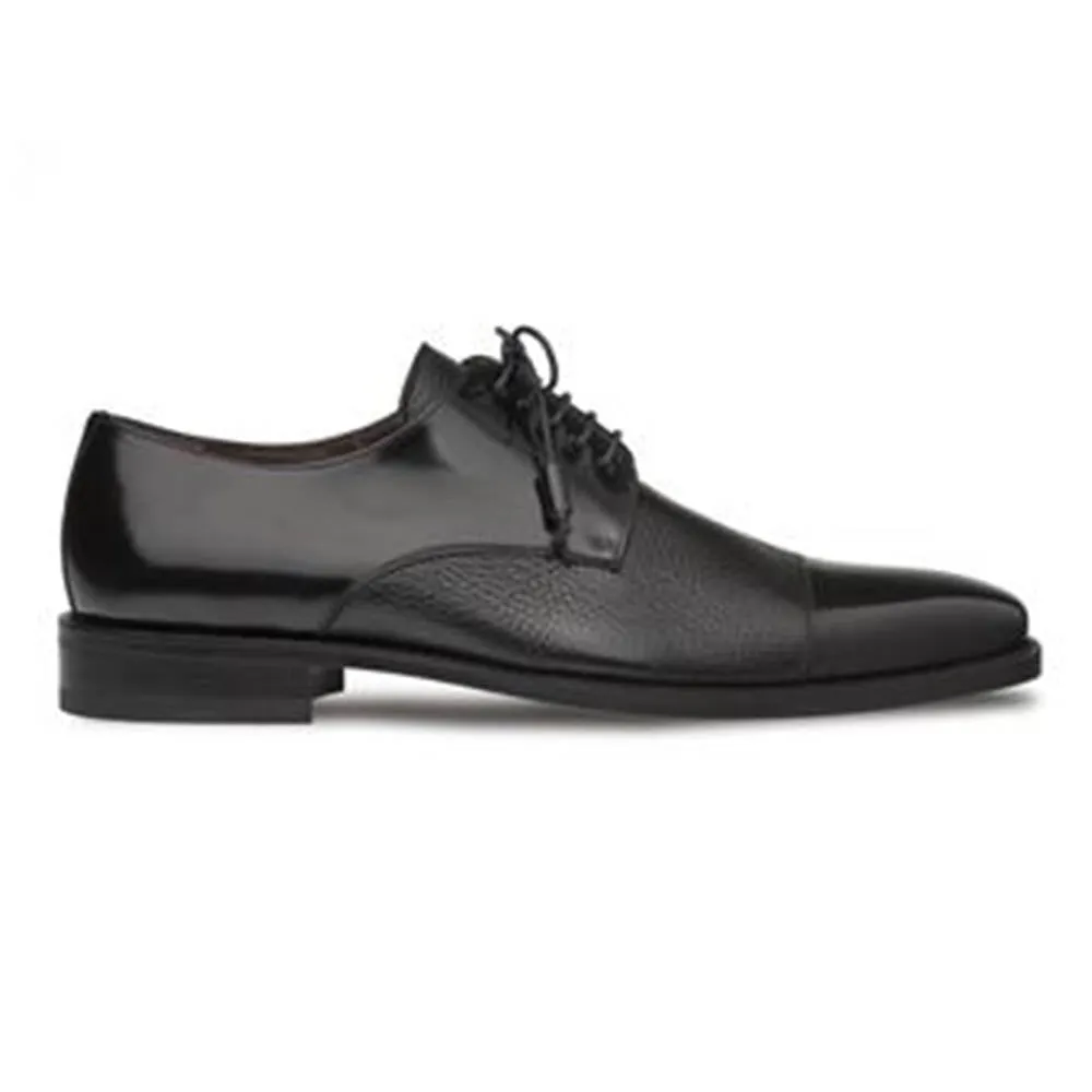 Mezlan Soka Black Oxfords Real Deerskin