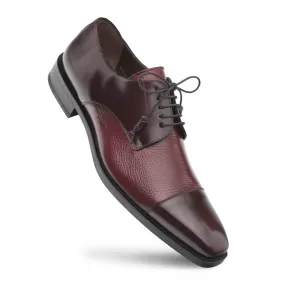 Mezlan Soka Burgundy Oxfords Real Deerskin