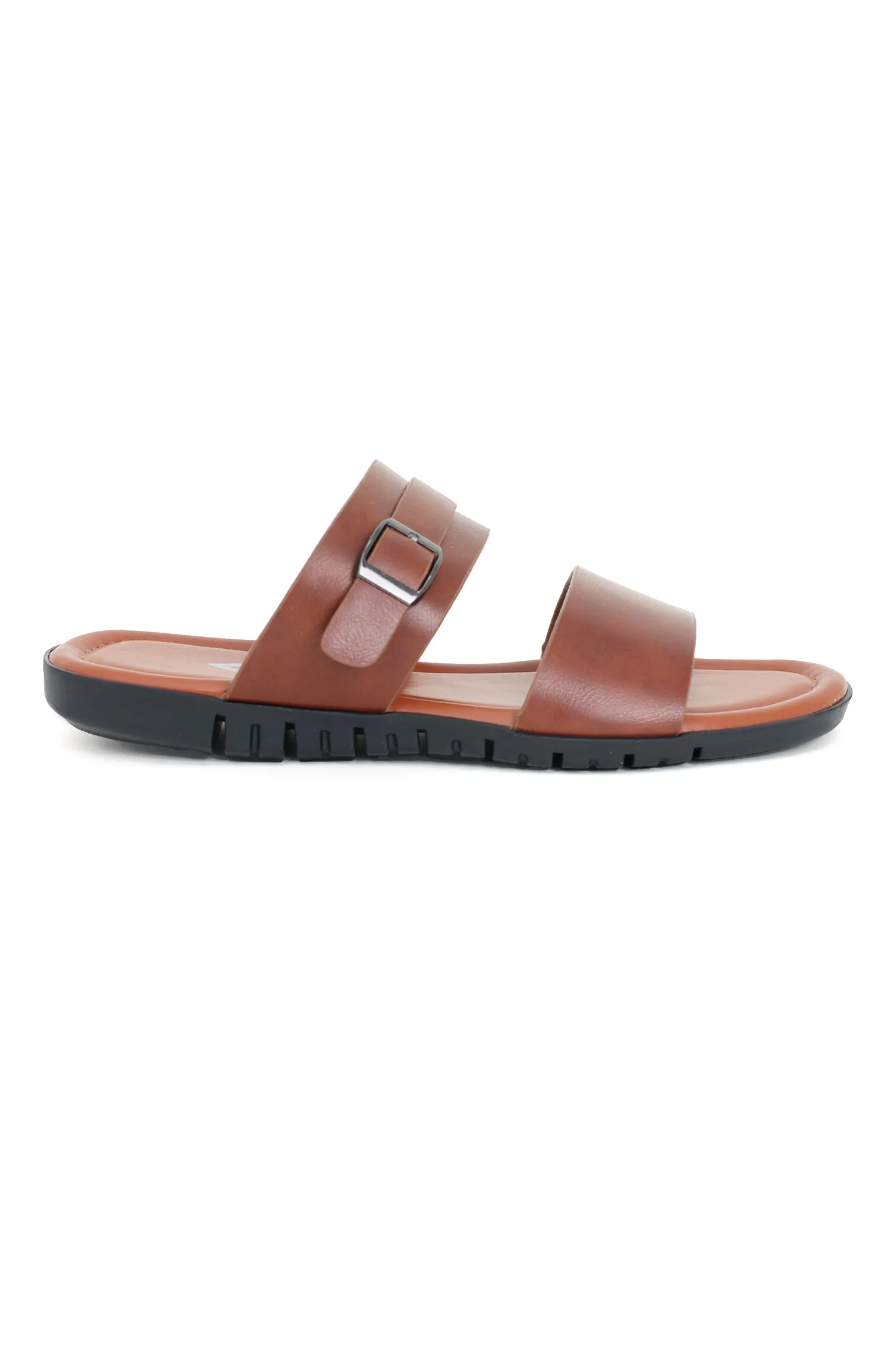 MODERN FLEX MEN'S STRAP SANDALS-CAMEL