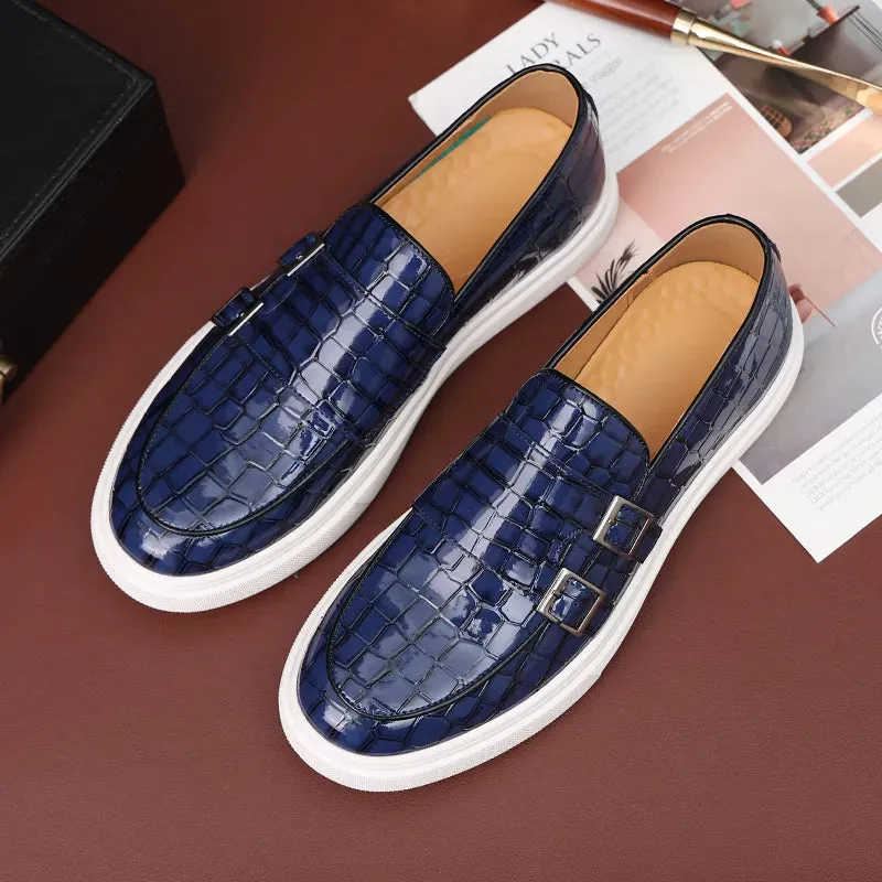 Monk double strap loafers