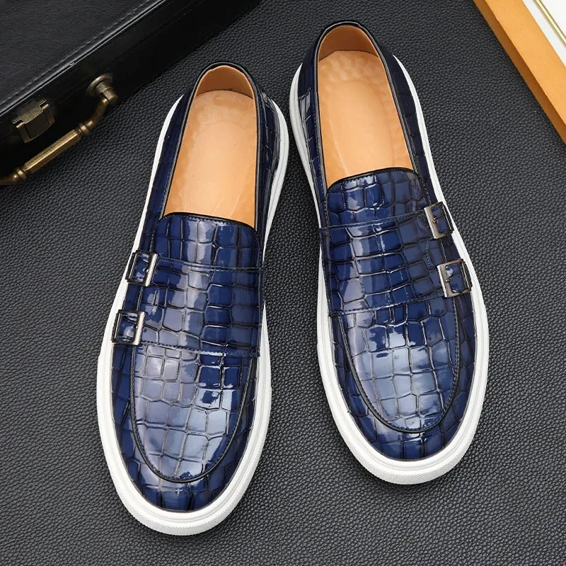 Monk double strap loafers