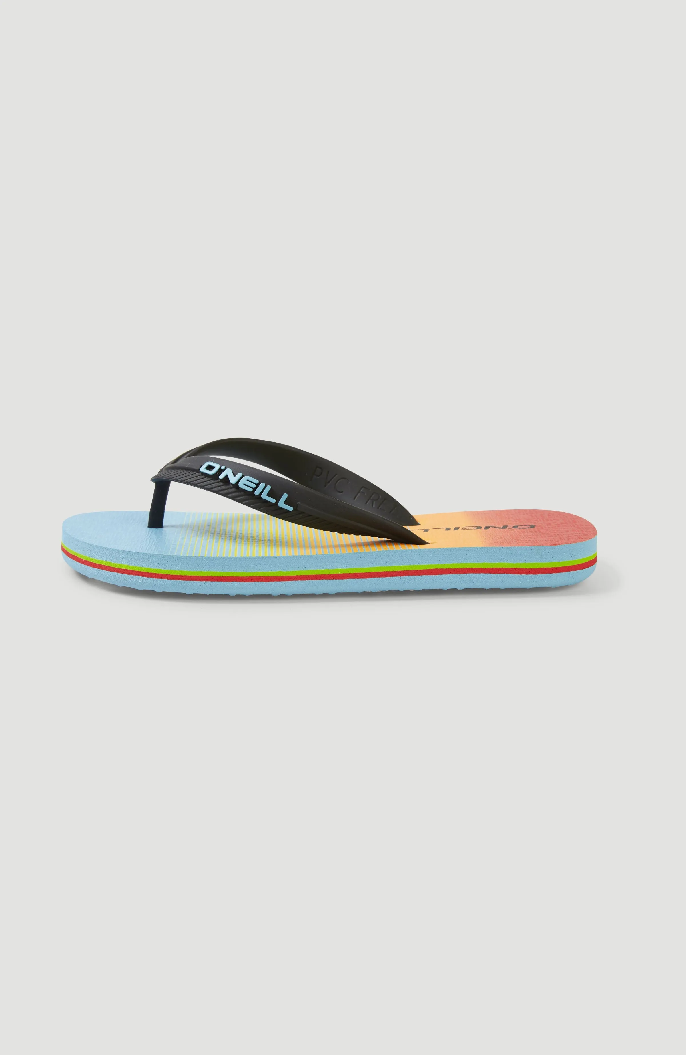 Profile Graphic Sandals | Light Blue Simple Gradient