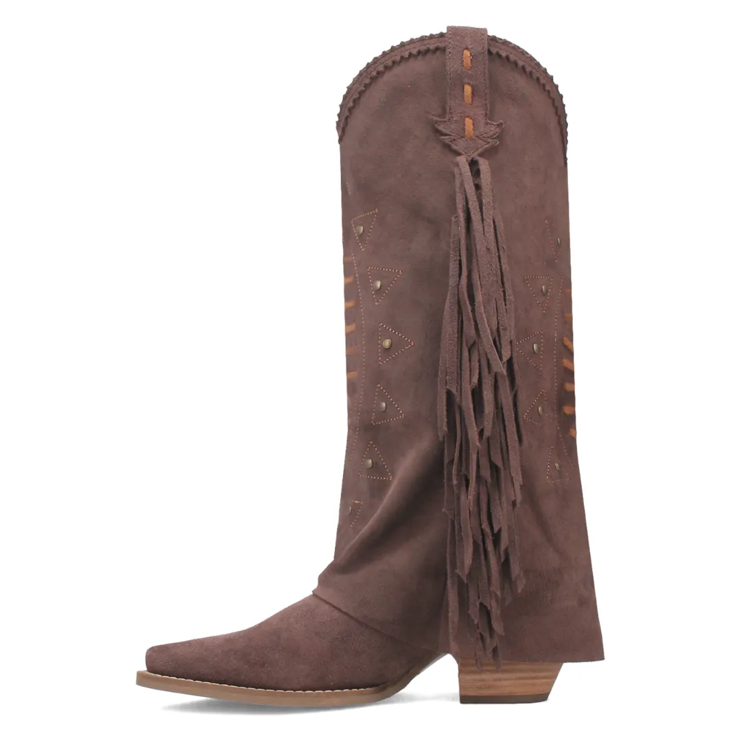 Spirit Trail Leather Boot - Brown/Brown - DI199-BN