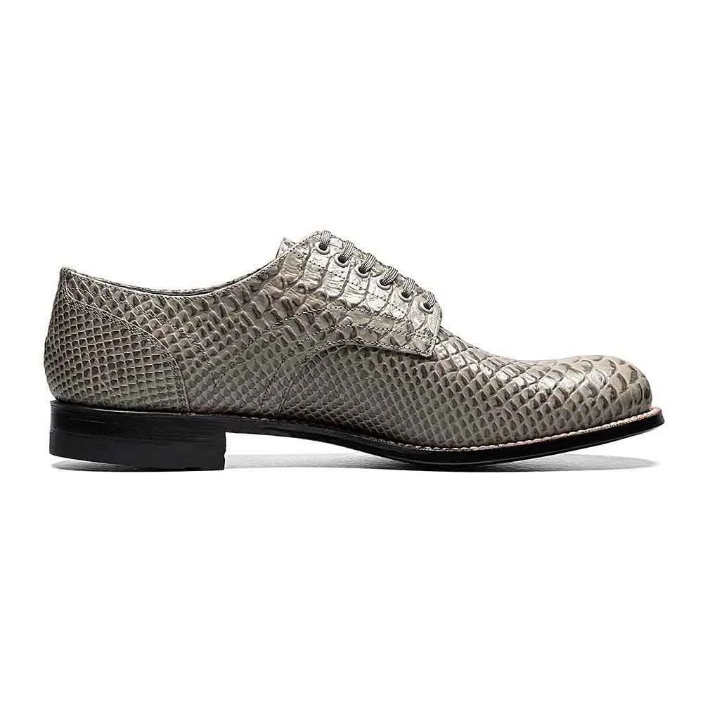 Stacy Adams Madison Gray Anaconda Print Oxford