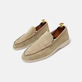 Suede genuine leather elegant loafers