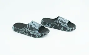 Summer Black and Grey EVA slides for men